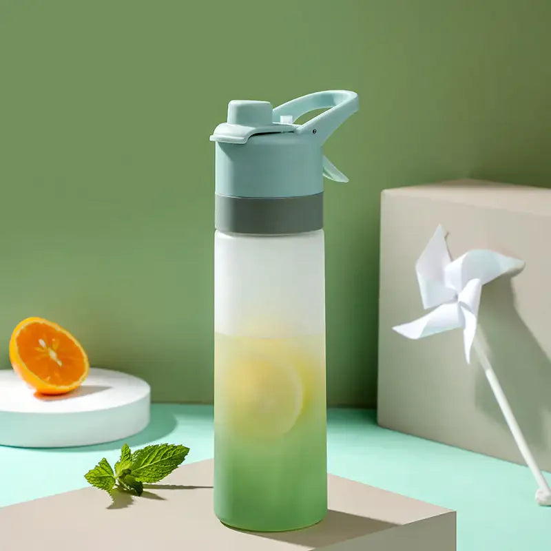 Fitness Water Bottle – Large Capacity Bottle for Girls Green