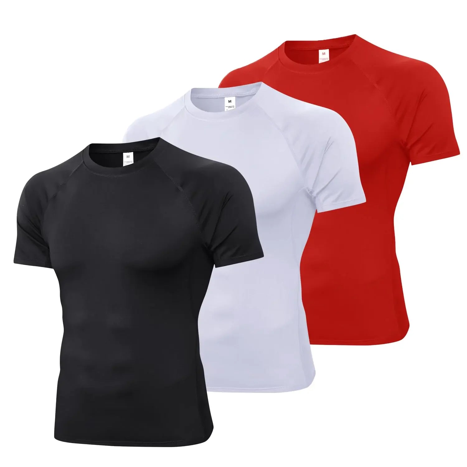 Men’s Compression Shirt – Short Sleeve Cool Dry T-Shirt