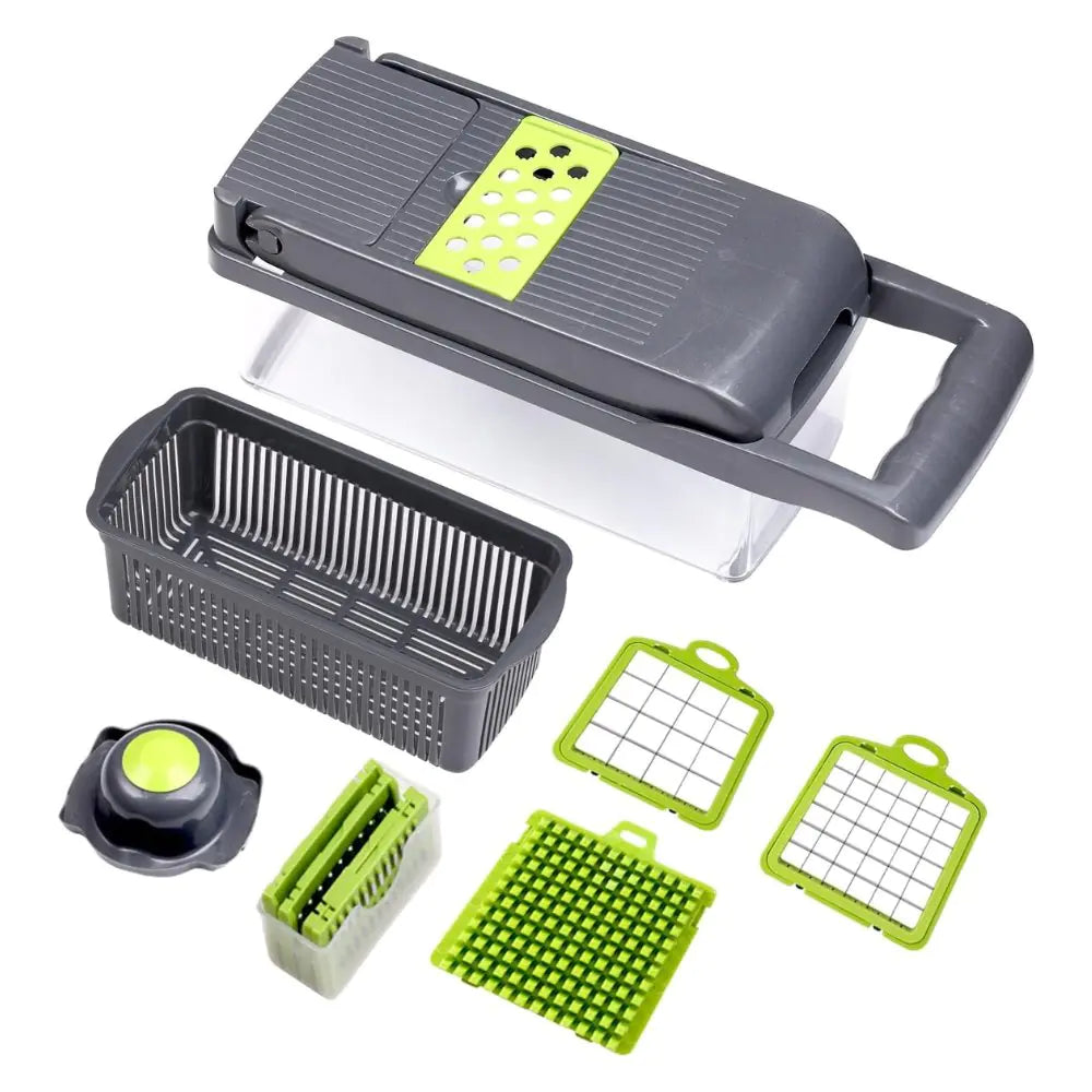 Multifunctional Vegetable Chopper – 16-in-1 Slicer & Dicer