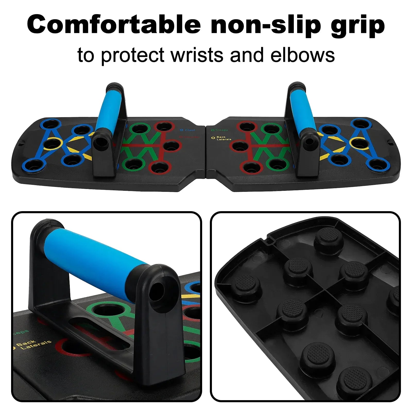 Push-Up Rack Board – 28-in-1 Home Gym Workout System